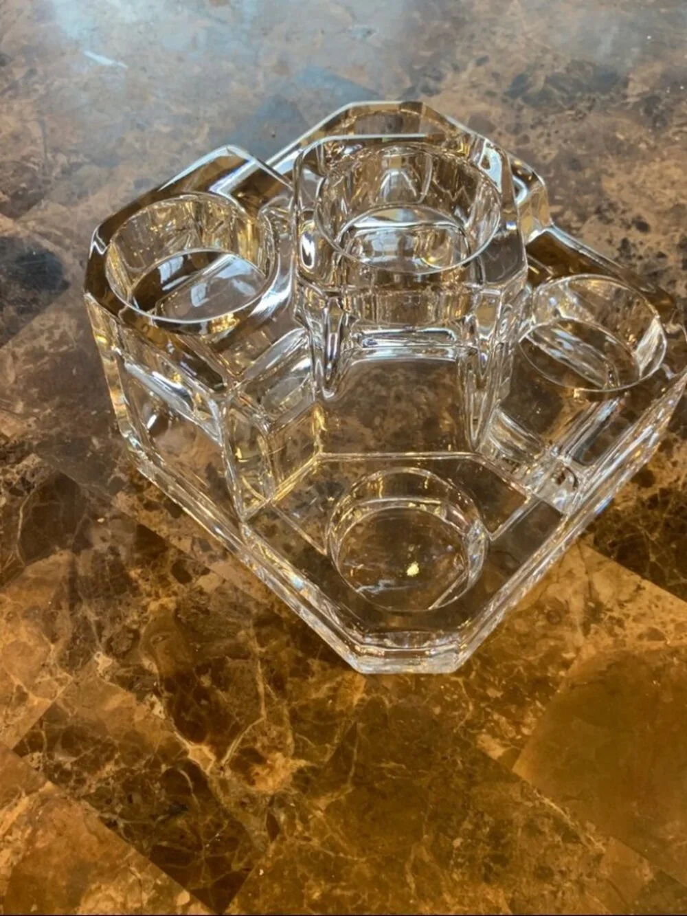 Partylite‎ Five Tier Crystal Castle Candle Holder
